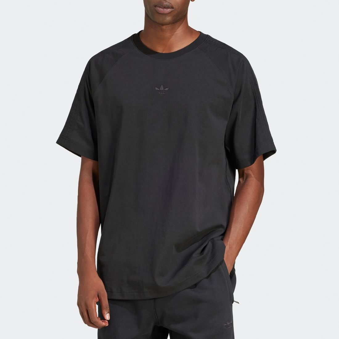 ADIDAS ORIGINALS - T-shirt Essentials - Colore: Nero,Taglia: XL