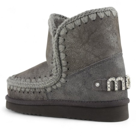MOU - Stiefelette Eskimo 18 Strasssteine Logo