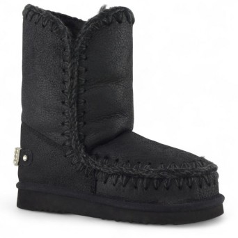 MOU - Stiefelette Eskimo 24 mit strassbesetztem Logo 2