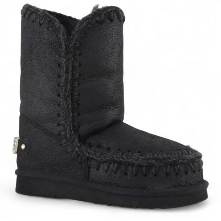 MOU - Stiefelette Eskimo 24 mit strassbesetztem Logo MOU - Stiefelette Eskimo 24 mit strassbesetztem Logo