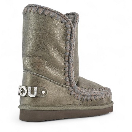 MOU - Stiefelette Eskimo 24 mit strassbesetztem Logo MOU - Stiefelette Eskimo 24 mit strassbesetztem Logo