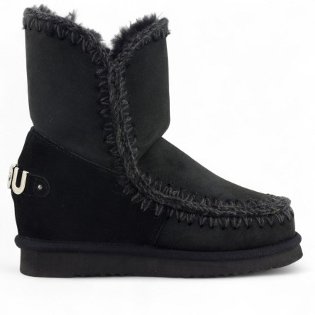 MOU - Ankle boot Eskimo Inner Wedge Short Big Metal Logo