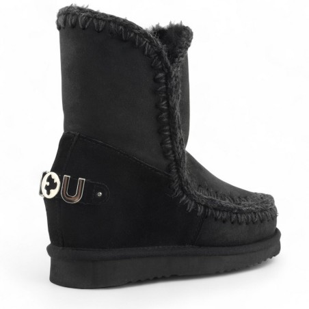 MOU - Ankle boot Eskimo Inner Wedge Short Big Metal Logo