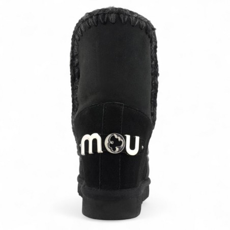 MOU - Bota corta Eskimo Cuña interior corta Logotipo metálico grande