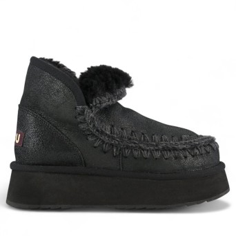 MOU - Mini Eskimo Platform Boot Cuir spécial