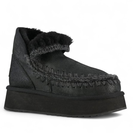 MOU - Mini Eskimo Platform Boot Cuir spécial
