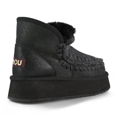 MOU - Mini Eskimo Platform Boot Cuir spécial
