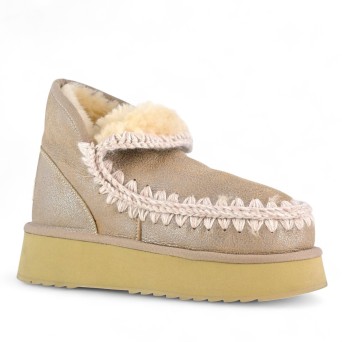 MOU - Mini Eskimo Platform Boot Cuir spécial 2