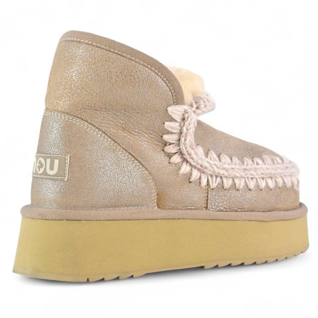 MOU - Mini Eskimo Platform Boot Cuir spécial