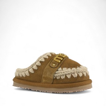 MOU - Sabot Kinder Slipper Wildleder 2