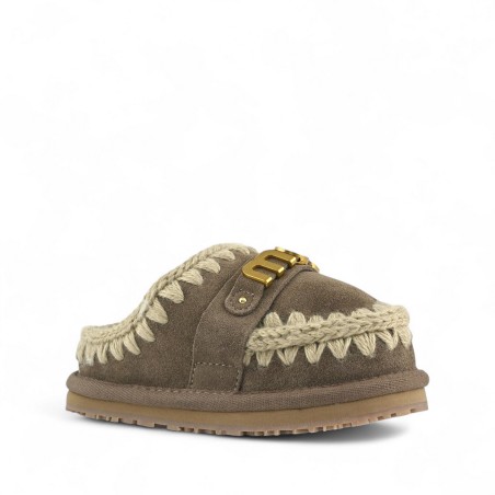 MOU - Sabot Kinder Slipper Wildleder