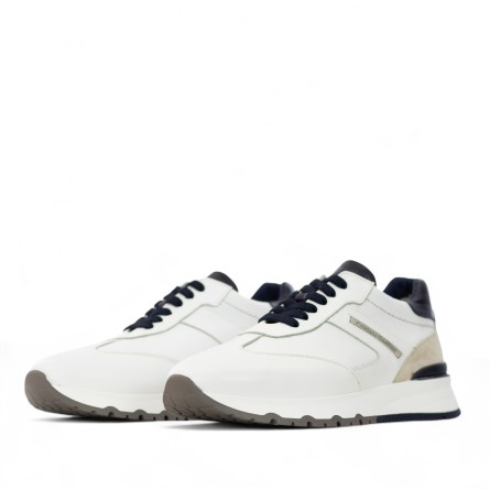 CRISTIANO GUALTIERI - Sneakers in pelle con logo