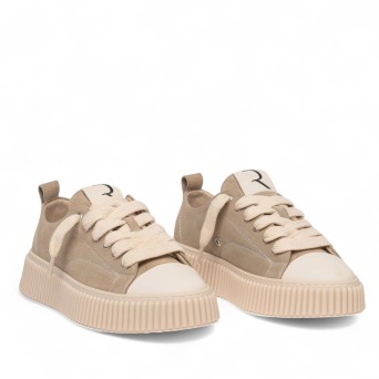 RHUN - Baskets 2020 Treble Beige Suede 2