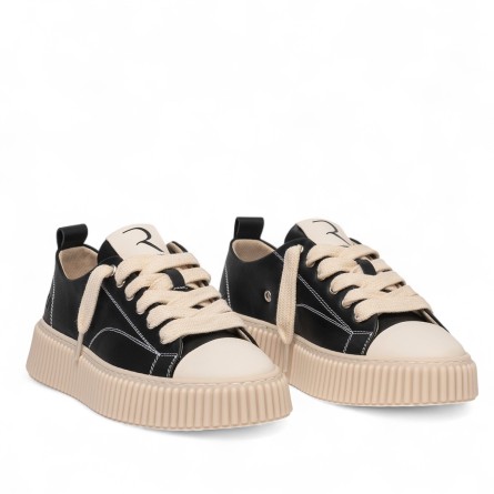 RHUN - Baskets 2020 Treble Cuir Noir RHUN - Baskets 2020 Treble Cuir Noir
