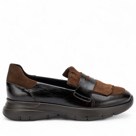 FRAU - Mocasín de piel y ante