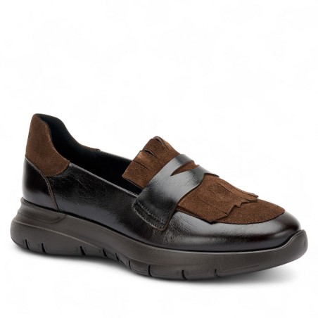 FRAU - Mocassins en cuir et daim