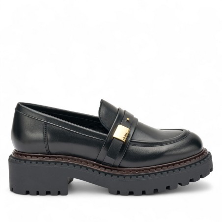 FRAU - Mocasín de piel con hebilla ornamental