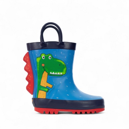 MR.TIGGLE - Dinosaur patterned rubber ankle boots