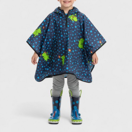 MR.TIGGLE - Rain and windbreaker jacket with dragon pattern