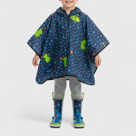 MR.TIGGLE - Regen- und Windjacke mit Drachenmuster