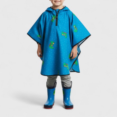 MR.TIGGLE - Rain and windproof jacket with dinosaur pattern