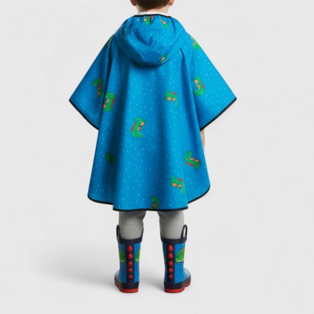 MR.TIGGLE - Rain and windproof jacket with dinosaur pattern