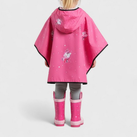 MR.TIGGLE - Regen- und Windjacke mit Einhorn- und Sternenmuster