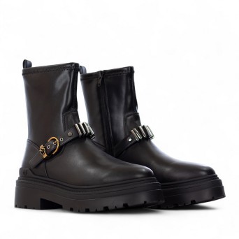 PINKO - Love Birds Logo-Stiefelette 2