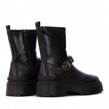 PINKO - Love Birds Logo-Stiefelette