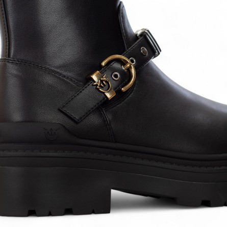 PINKO - Love Birds Logo Ankle Boot