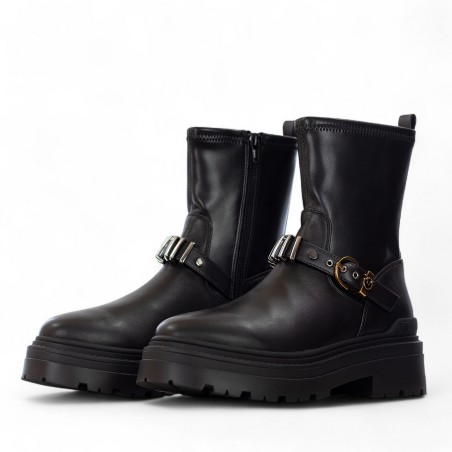 PINKO - Love Birds Logo-Stiefelette