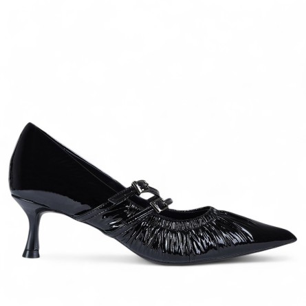 CHICONIC - Pump patent leather with buckles CHICONIC - Pump patent leather with buckles