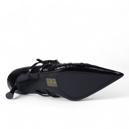 CHICONIC - Pump patent leather with buckles CHICONIC - Pump patent leather with buckles
