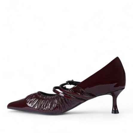 CHICONIC - Décolleté in vernice con fibbie