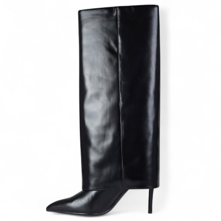 CHICONIC - Hochgekrempelte Lederstiefel CHICONIC - Hochgekrempelte Lederstiefel