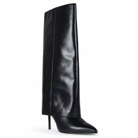 CHICONIC - Leather Turned-Up Boot