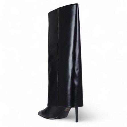 CHICONIC - Hochgekrempelte Lederstiefel CHICONIC - Hochgekrempelte Lederstiefel