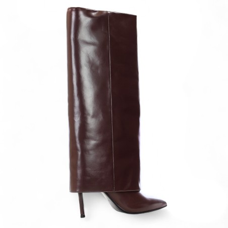 CHICONIC - Leather Turned-Up Boot