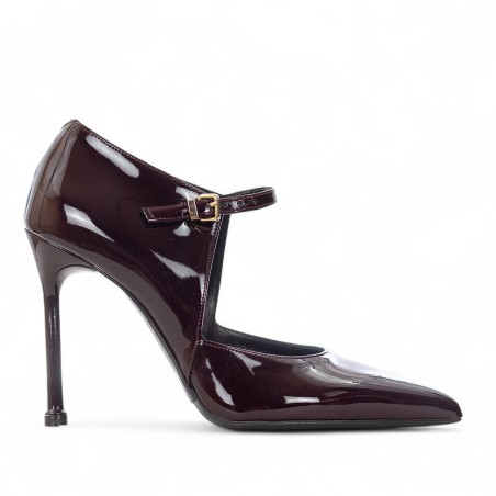 ALBANO - Pumps aus Lackleder mit Schnalle