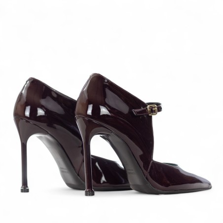 ALBANO - Escarpins en cuir verni avec boucle
