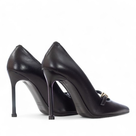 ALBANO - Escarpins en cuir avec boucle