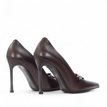 ALBANO - Pump leather with buckle