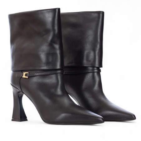 ALBANO - Leather Turned-Up Boot
