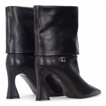 ALBANO - Hochgekrempelte Lederstiefel