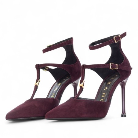 ALBANO - Wildlederpumps mit Schnallen