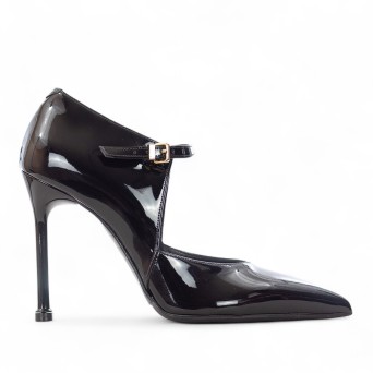 ALBANO - Pump patent leather with buckle