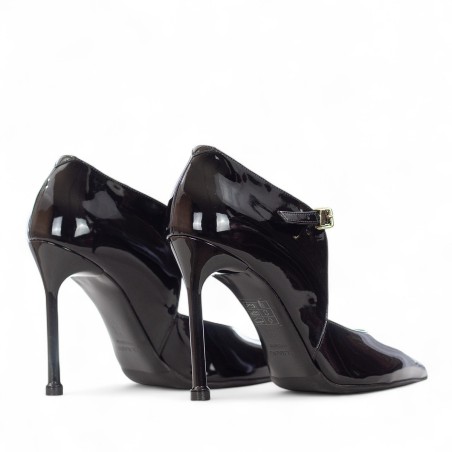 ALBANO - Escarpins en cuir verni avec boucle