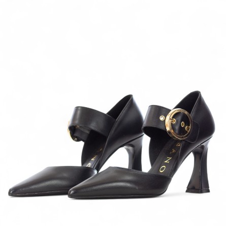 ALBANO - Pump leather with strap ALBANO - Pump leather with strap