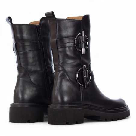 ALBANO - Lederstiefel mit Zierschnallen