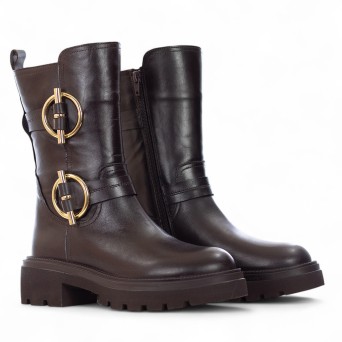 ALBANO - Botte en cuir avec boucles ornementales 2